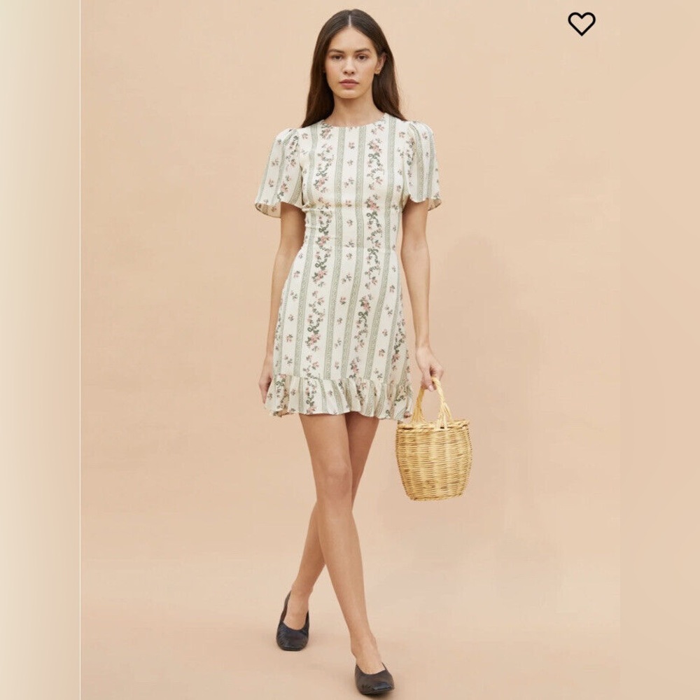 Reformation Floral Mini Dress